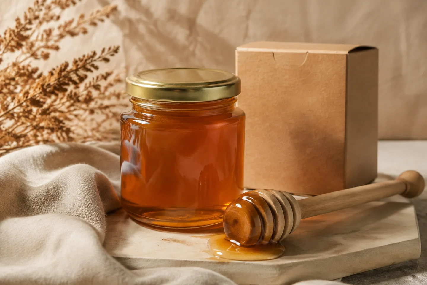 Golden honey